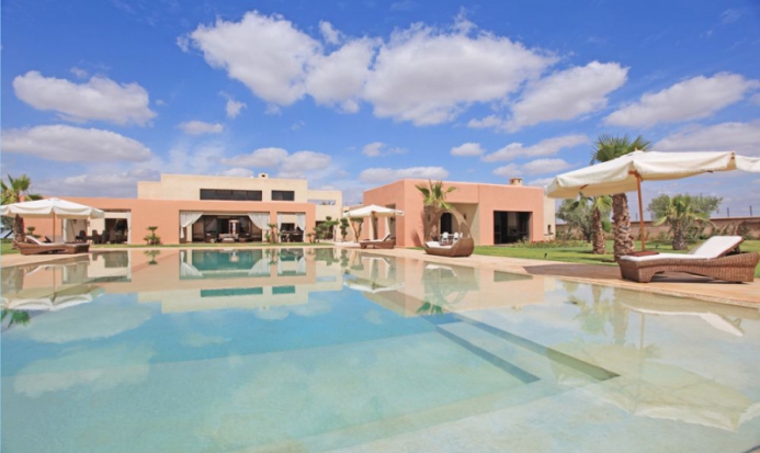 villa avec piscine chauffée Marrakech